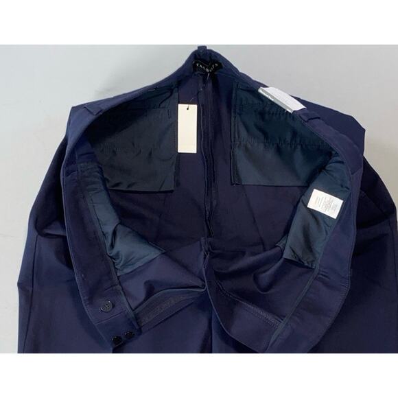 Talbots Newport Trouser Leg Full Length Chino Dress Pants. Navy, Women's 16P NWT - Picture 5 of 8